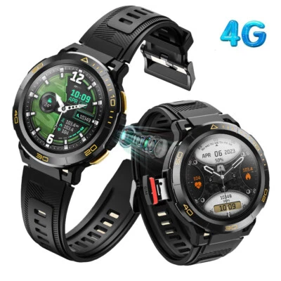 Touch Screen 4G Smart Watch Camera Video Call 16GB/32GB Bluetooth for Men Women - Image 1 of 4
