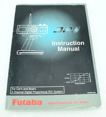 Vintage Futaba 3PJ Transmitter Instruction Booklet Owners Guide Pistal Radio - Image 1 of 3