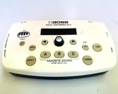BOSS VE-5 Vocal Performer Effect Processor Effects White Good GP - Image 1 of 4