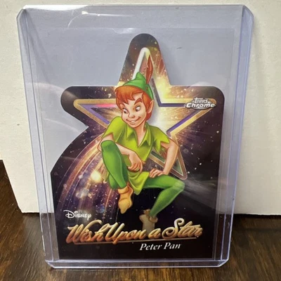 2025 Topps Disney Wonder Peter Pan W-8 Wish Upon A Star cromo refractor troquelado Foto 1 de 2
