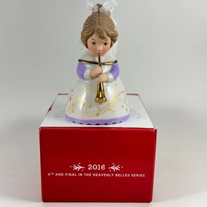 NEW 2016 Heavenly Belles Hallmark Ornament #4 Series FINAL - Plays Golden Horn - Picture 1 of 13