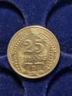 Kursmünze Deutsches Kaiserreich 25 Pfennig 1912 D  Preussen Sehr Schön 