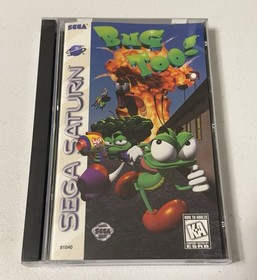 Sega Saturn Game Bug Too! CIB Complete
