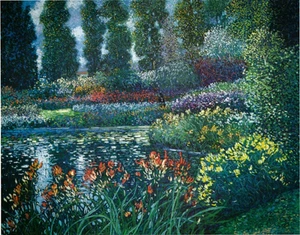 Forest Water Garden II Victor Richardson 28x22 Zoll - Bild 1 von 1