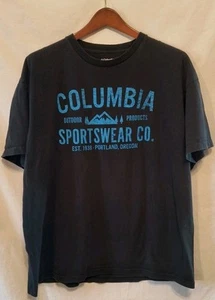 Camiseta vintage Columbia Sportswear gris carbón talla XL unisex sin etiquetas  - Imagen 1 de 4