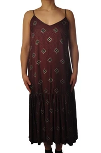 Abito Sottoveste in Fantasia for Woman Ottod'ame Cut it 44 Color Marrón - Imagen 1 de 8