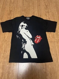 HYSTERIC GLAMOUR × The Rolling Stones Short Sleeve T-Shirt – Black – Size M - Picture 1 of 4