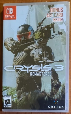 Crysis 3 Remastered - Nintendo Switch (NEW with Bonus Art Cards) - Image 1 of 4