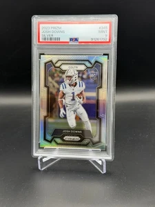 2023 Panini Prizm - Rookies Josh Downs #345 Silver Prizm (RC) PSA 9 - Picture 1 of 2