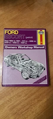 FORD ESCORT MK3 MK4 1980-1987 HAYNES WORKSHOP MANUAL 686 GOOD USED COND FREE P&P - Image 1 of 4