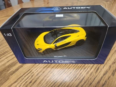 AutoArt 1/43 McLaren P1 Volcano Yellow 56011 - Image 1 of 4