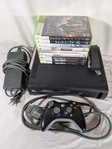 Xbox 360 Console Bundle 120GB With OEM Controller, Power Cord, Games And More! - Picture 1 of 8