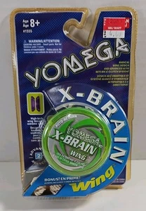 NOS Yomega X-Brain Wing Yo-Yo Advanced Level 2 1999 Bandai Green Factory Sealed - Picture 1 of 5