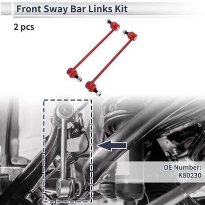 Front Stabilizer Bar Links for PONTIAC VIBE 2003-2010 No.K80230/K90433 2 Pcs — 第 1/4 张图片
