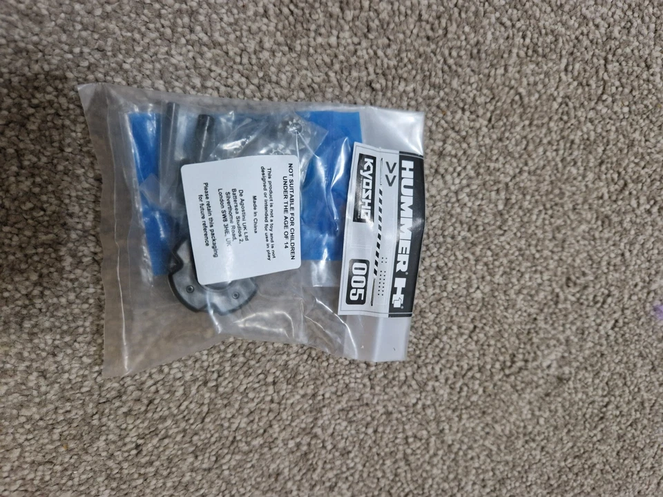 DEAGOSTINI BUILD YOUR OWN HUMMER H1 RC CAR PART #5 REAR DIFFERENTIAL PARTS - Image 1 of 1