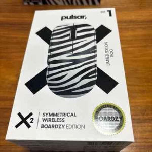 Pulsar Boardzy Edition X2 mini wireless gaming mouse Zebra With charging cable - Photo 1/6