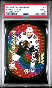 2021-22 UD Skybox Metal Universe Patrick Kane #3 Jambalaya SSP PSA 9 - Picture 1 of 2