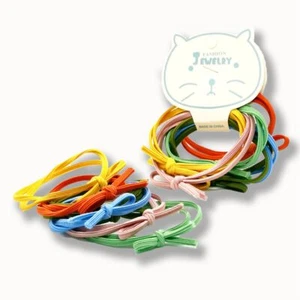 6 Pieces Candy Color Elastic Hair Ties Braided Ponytail Holders and Ropes - H... - Picture 1 of 9