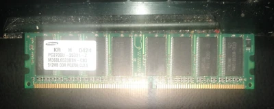 512MB 2x256MB PC2700 DDR-333 SAMSUNG Ram Memory Kit M368L6523BTN-CB3 DDR1 CL2.5 - Image 1 of 2