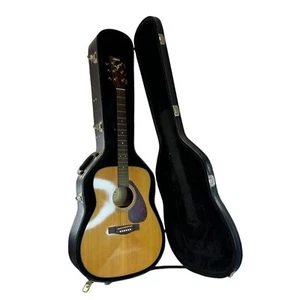 Yamaha FX335 Dreadnought Acoustic-Electric Guitar Natural w/Hard Case - Picture 1 of 23
