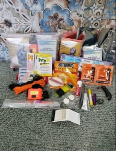 Travel Emergency Kit. The Tiny Everything Pouch - Picture 1 of 10