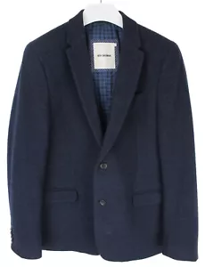 BEN SHERMAN Blazer Men's LARGE Single Breasted Wool Blend Lined Melange - Picture 1 of 10