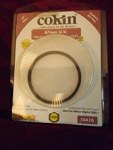 Genuine Cokin 67mm UV Lens Protector Safety Glass Lens Filter Dust Scratch 67 mm - Picture 1 of 1