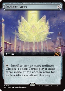 Arte extendido Radiant Lotus Magic The Gathering - Aetherdrift #395 - Imagen 1 de 1