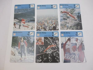 1977-79 SPORTSCASTER - 5 CARD "NORDIC SKI" PLUS 1 TRIATHLON - JAPAN (P31) - Bild 1 von 9