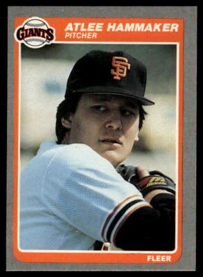 1985 Fleer #608 Atlee Hammaker - Image 1 of 2