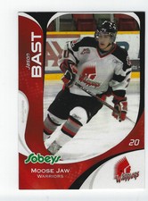 2007-08 Moose Jaw Warriors (WHL) Jason Bast (Adler Mannheim) 
