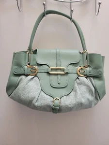 Jimmy Choo Luxury Handbag Light Green with Gold Accents - Picture 1 of 9