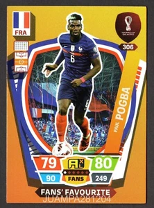 PAUL POGBA FANS #306 FRANCE CROMO CARD FIFA WORLD CUP QATAR 2022 PANINI - Imagen 1 de 2