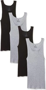 Hanes Men's Blue Label Comfort Crew Neck 4-Pack Tank Tops Small New With Tags! - Picture 1 of 1