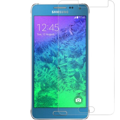 2X Samsung Galaxy Alpha - Protector de Pantalla de Vidrio Templado Protector Cubierta Ahorrador Foto 1 de 4