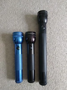 MAG-LITE Flashlight Lot Of 3 - Picture 1 of 12