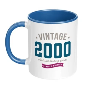 Taza Regalo 25 Cumpleaños Idea Regalo Hombre Fiesta Feliz Edad 25 Años Recuerdo - Imagen 1 de 10
