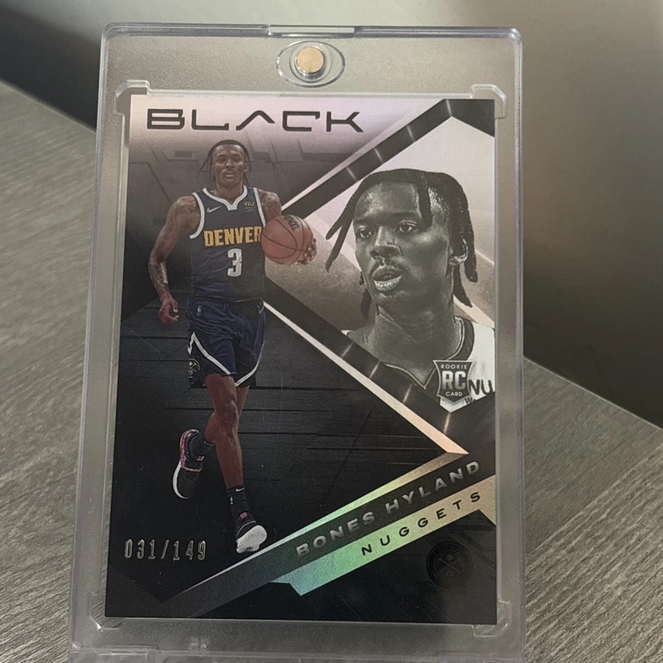 #’d/149 2021-22 Panini Black Bones Hyland Rookie RC Denver Nuggets🔥 - Image 1 of 2