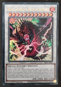 DRAGO VENDETTA OCCHI DI SERPENTE Ultra Rara in Italiano ALIN-IT040 YUGIOH - Imagen 1 de 1