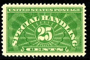 USA 1925 Deep Green Special Handling Scott #QE4 MNH I534 - Picture 1 of 6