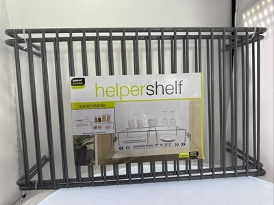 2-PK Smart Design Helper Extendable Storage Shelf; Extendable 16 to 32.5 In. - Image 1 of 4