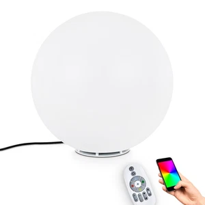 HOFSTEIN Alice Kugellampe 2er Set aus Kunststoff Wegelampe Dimmbar Fernbedienung - Bild 1 von 10