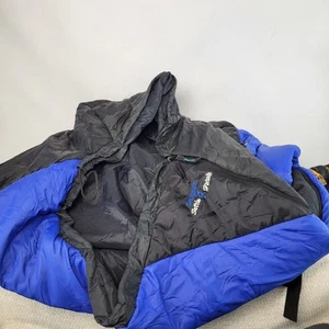 Sacco a pelo classico Snugpak Softie 9 Hawk vintage nero e blu made in UK - Foto 1 di 14