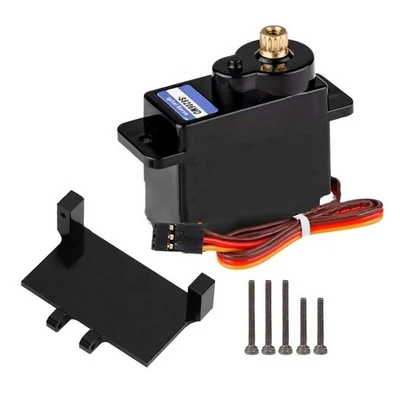 Analog Metal Gear Steering Servo & Mount for 1/24 Axial SCX24 AXI90081/AXI00001 - Image 1 of 4