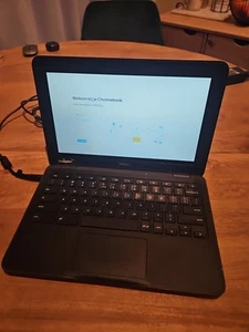 Dell Chromebook 11 3180 | 11.6" Touchscreen | Chrome OS | Black | Student Laptop - Afbeelding 1 van 3