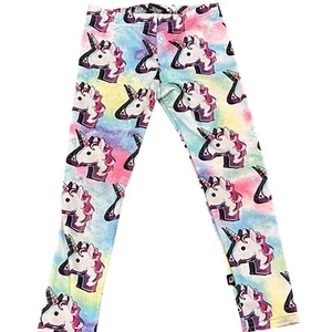 Terez Pink and Purple Unicorn Leggings, Size Large (6/8) - Picture 1 of 6