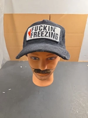 Sombrero negro envejecido pana parcheado congelado dsquared2 Fuckin - D cuadrado 2   Foto 1 de 4