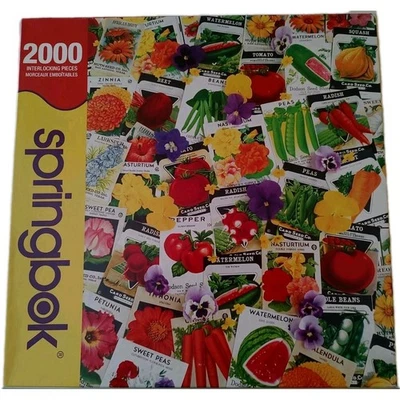 2000 Pieces Springbok PACKETS OF PRAISE Large Pcs All There 34"x 42.5" EUC - Image 1 of 4