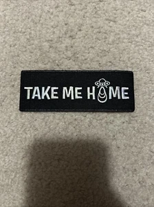Alien Take Me Home Embroidered Sew/Iron ON Patch - Picture 1 of 3