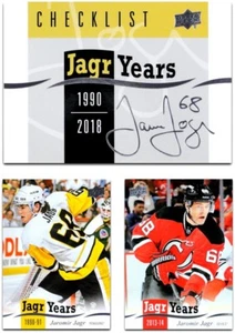 2018-19 Upper Deck JAGR YEARS **** PICK YOUR CARD **** From The SET - Picture 1 of 26